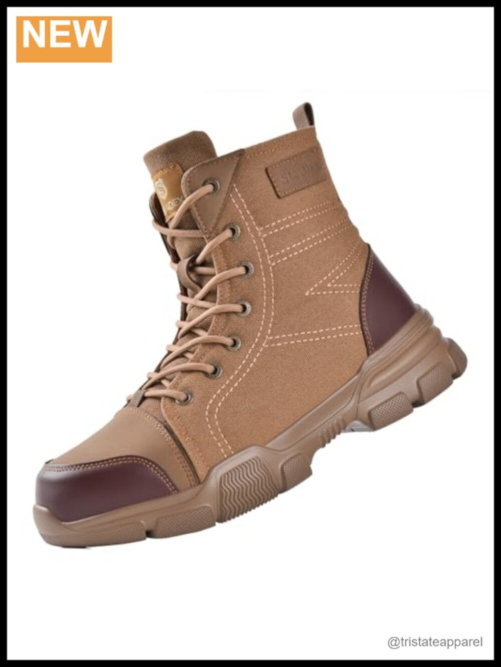 Steel Toe Work Boots Indestructible Non Slip Comfortable Safety Construction